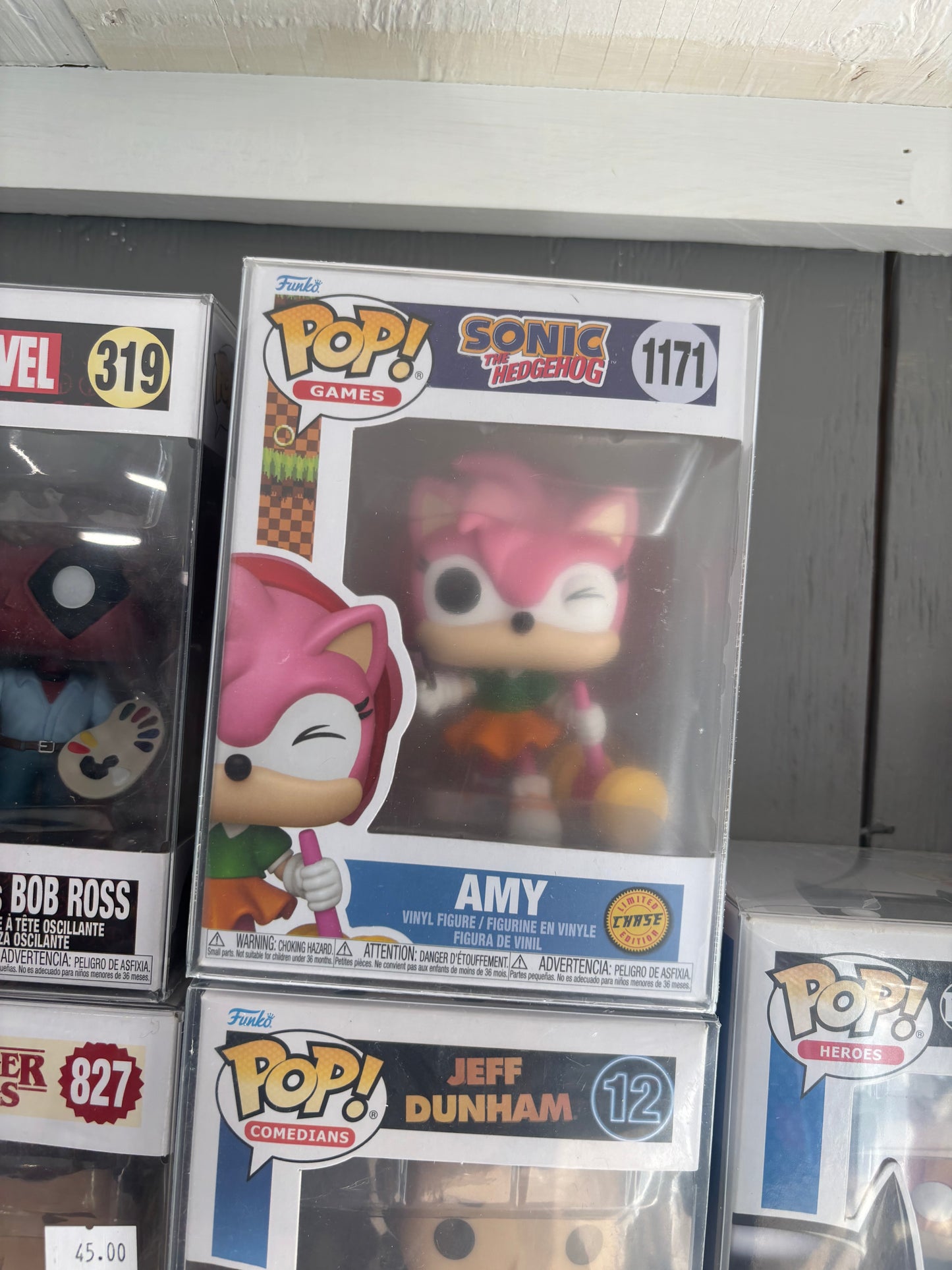 Sonic The Hedgehog Pop! Amy Rose with Piko Hammer #1171 Chase