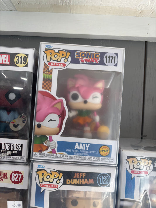 Sonic The Hedgehog Pop! Amy Rose with Piko Hammer #1171 Chase