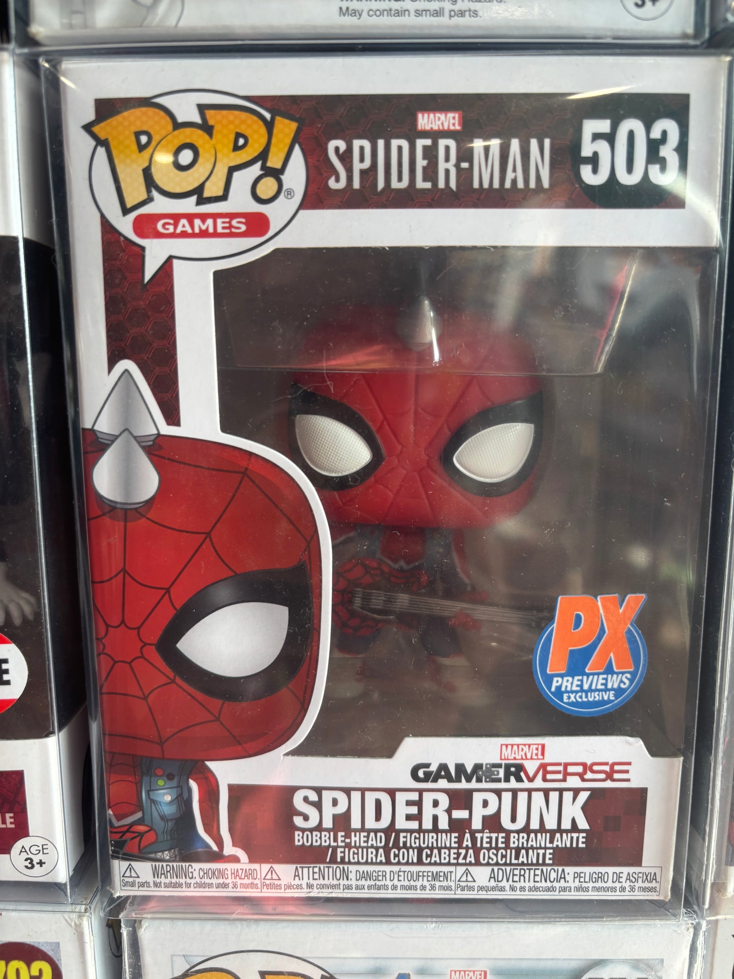 Marvel Pop! Spider-man Spider-Punk #503 Gamerverse Px Previews Exclusive