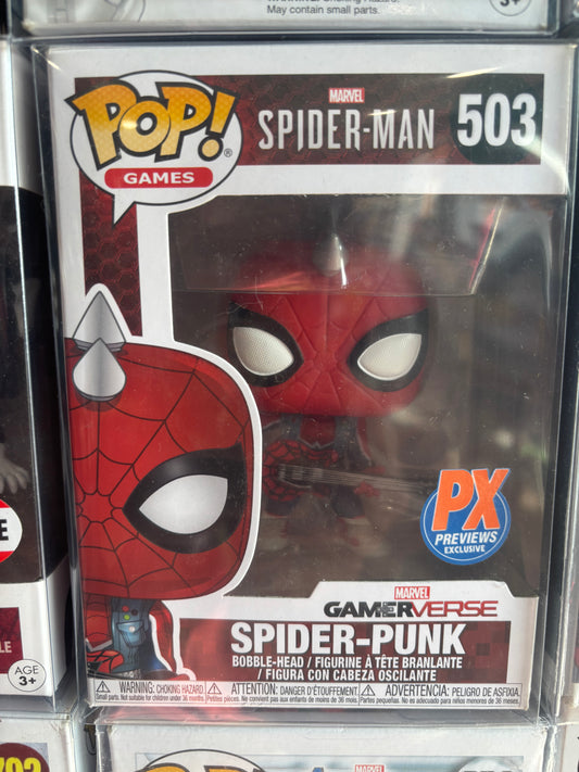 Marvel Pop! Spider-man Spider-Punk #503 Gamerverse Px Previews Exclusive
