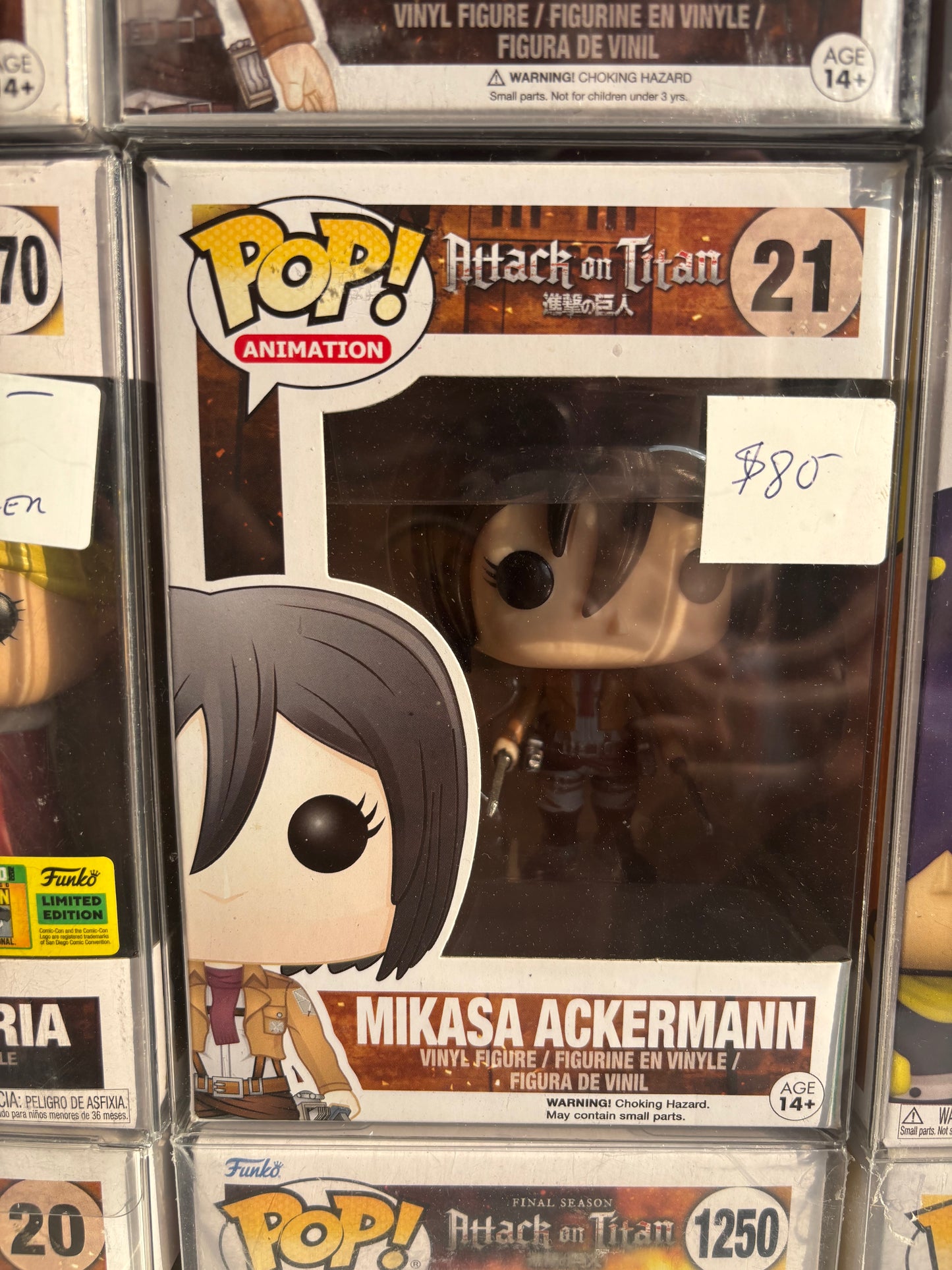 Anime Funko Pop!  Attack on Titan : Mikasa Ackermann #21