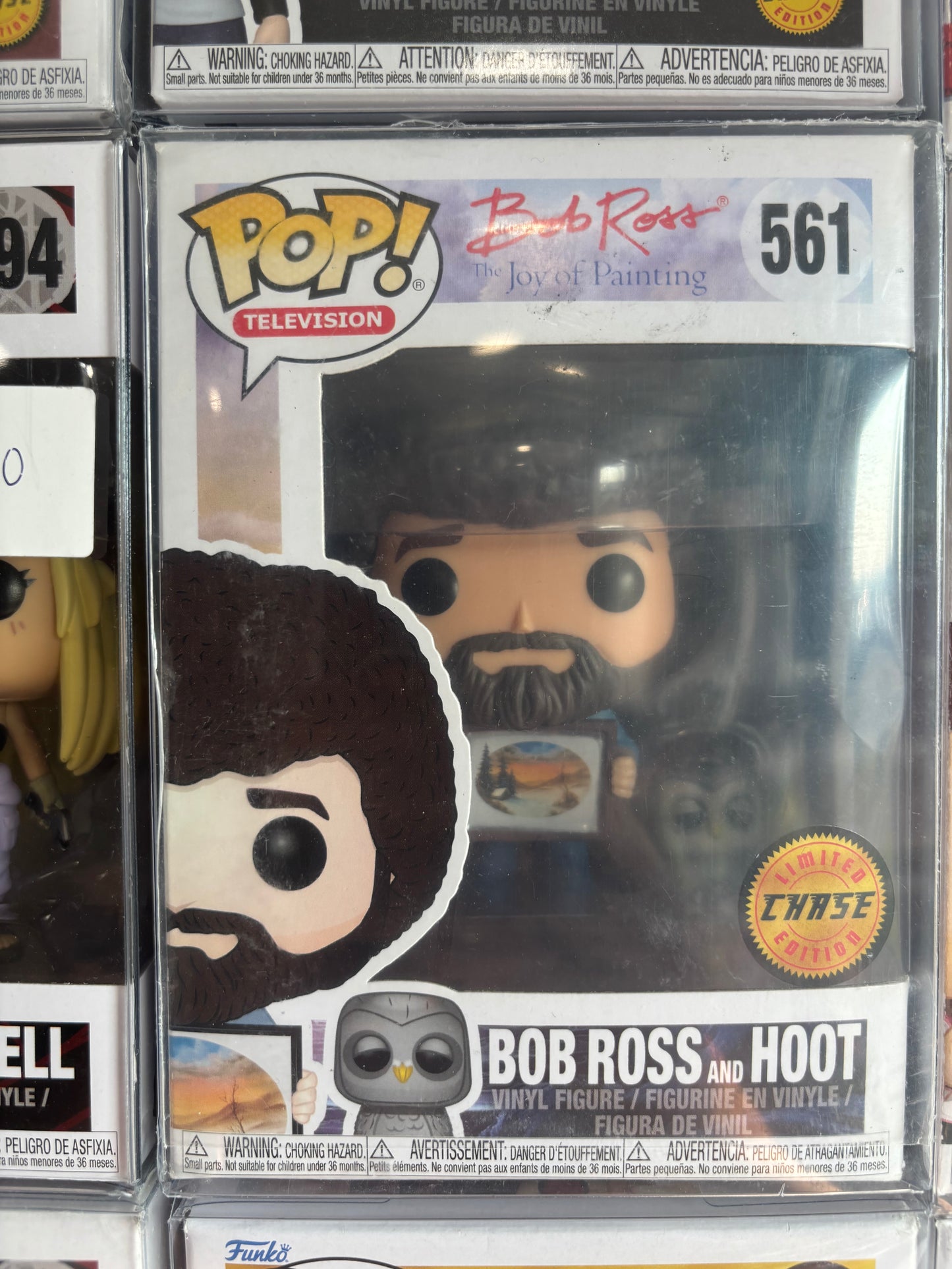 Funko  Pop!  Bob Ross with Paintbrush #561 Chase