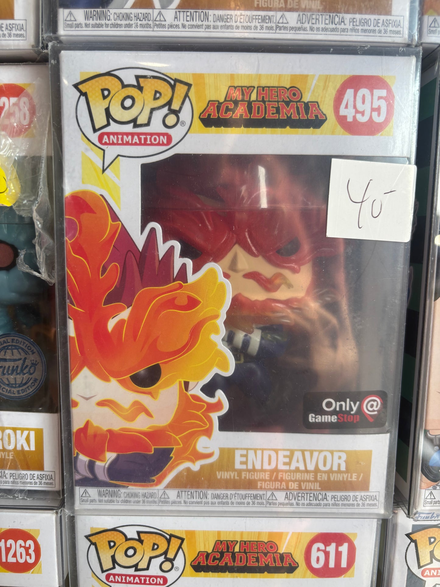 Funko! Pop Animation: My Hero Academia - Endeavor #495 Gamestop Exclusive