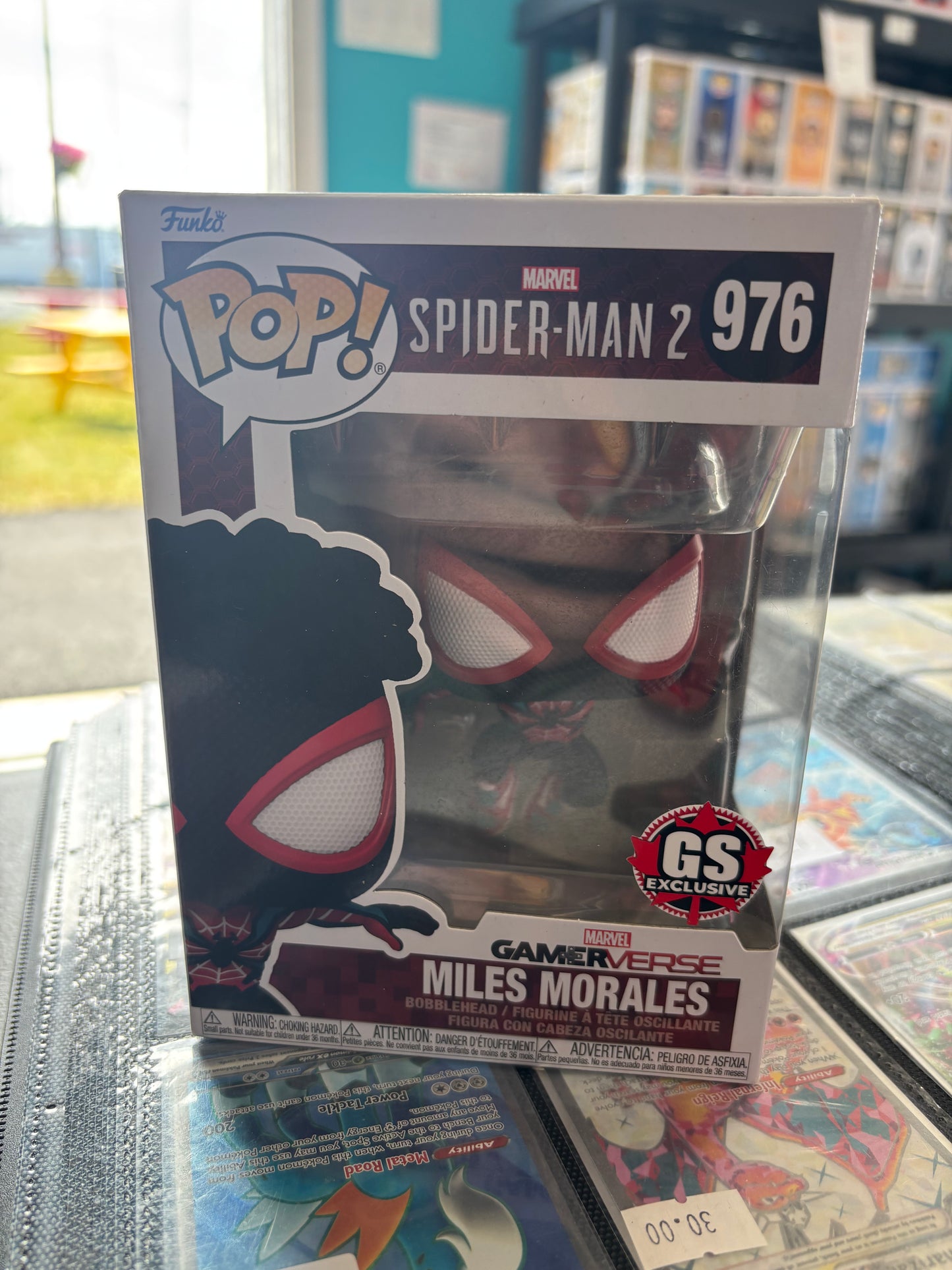 Marvel Pop! Spider-man 2 : Miles Morales Gamestop Exclusive #976 Gamerverse