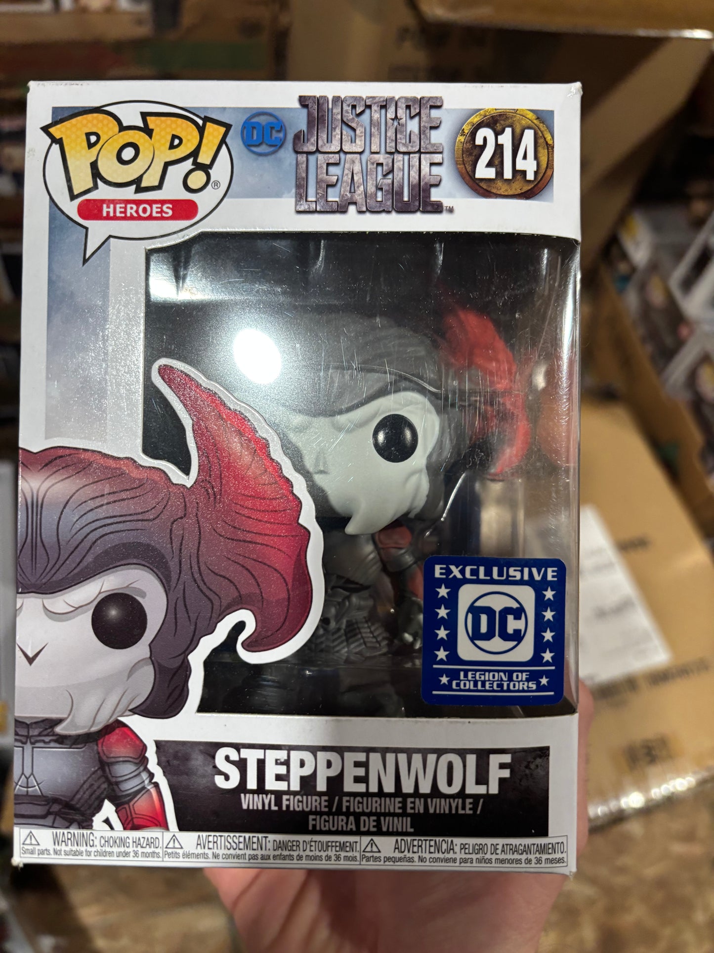 Dc Funko Pop : Justice League Movie : Steppenwolf #214 Dc Legion of collectors exclusive