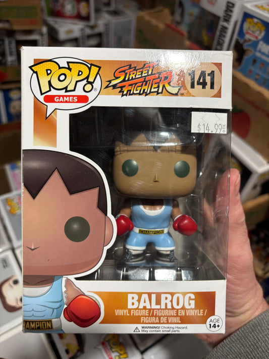 FUNKO POP! Games :  Street Fighter : Balrog #141