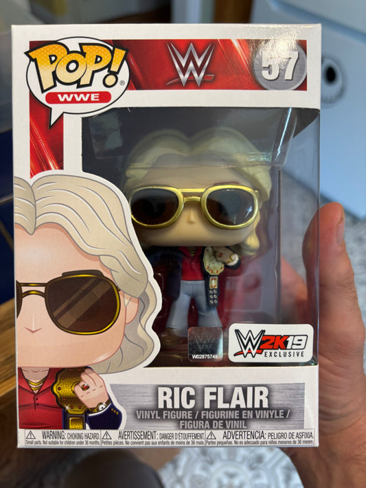 WWE Funko Pop! Ric Flair #57  Exclusive 2k19  wwf