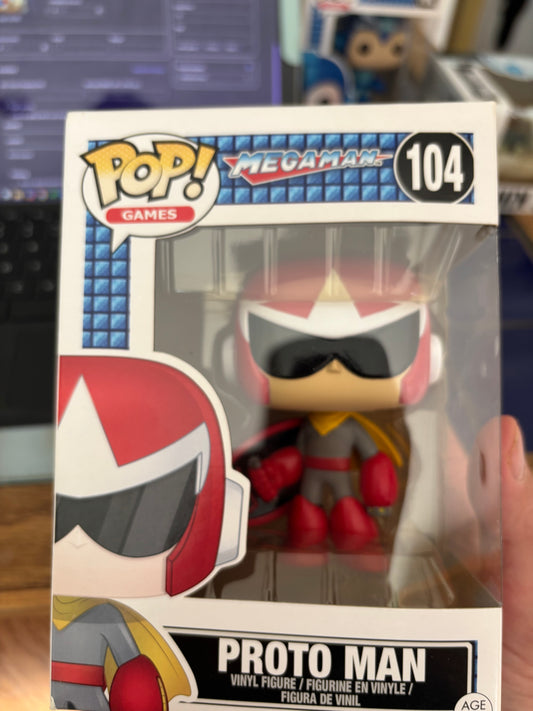 FUNKO POP! Mega Man : Proto Man #104