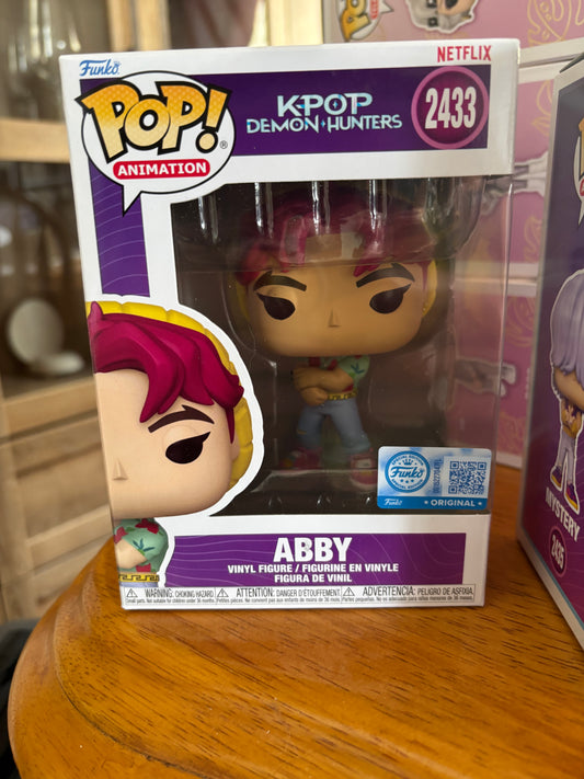 Funko KPOP Pop! Rocks: KPop Demon Hunters Abby #2433 Exclusive Soda Pop