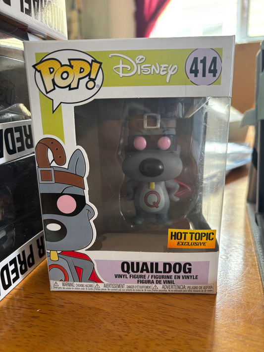 Funko Pop : Disney Pop! Quaildog #414 Hot topic Exclusive