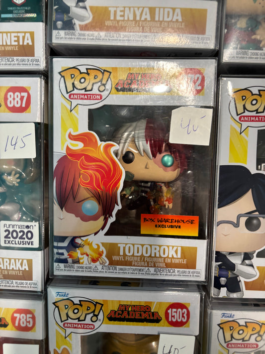 Funko Pop : My Hero Academia : Shoto Todoroki #372 Box Warehouse Exclusive
