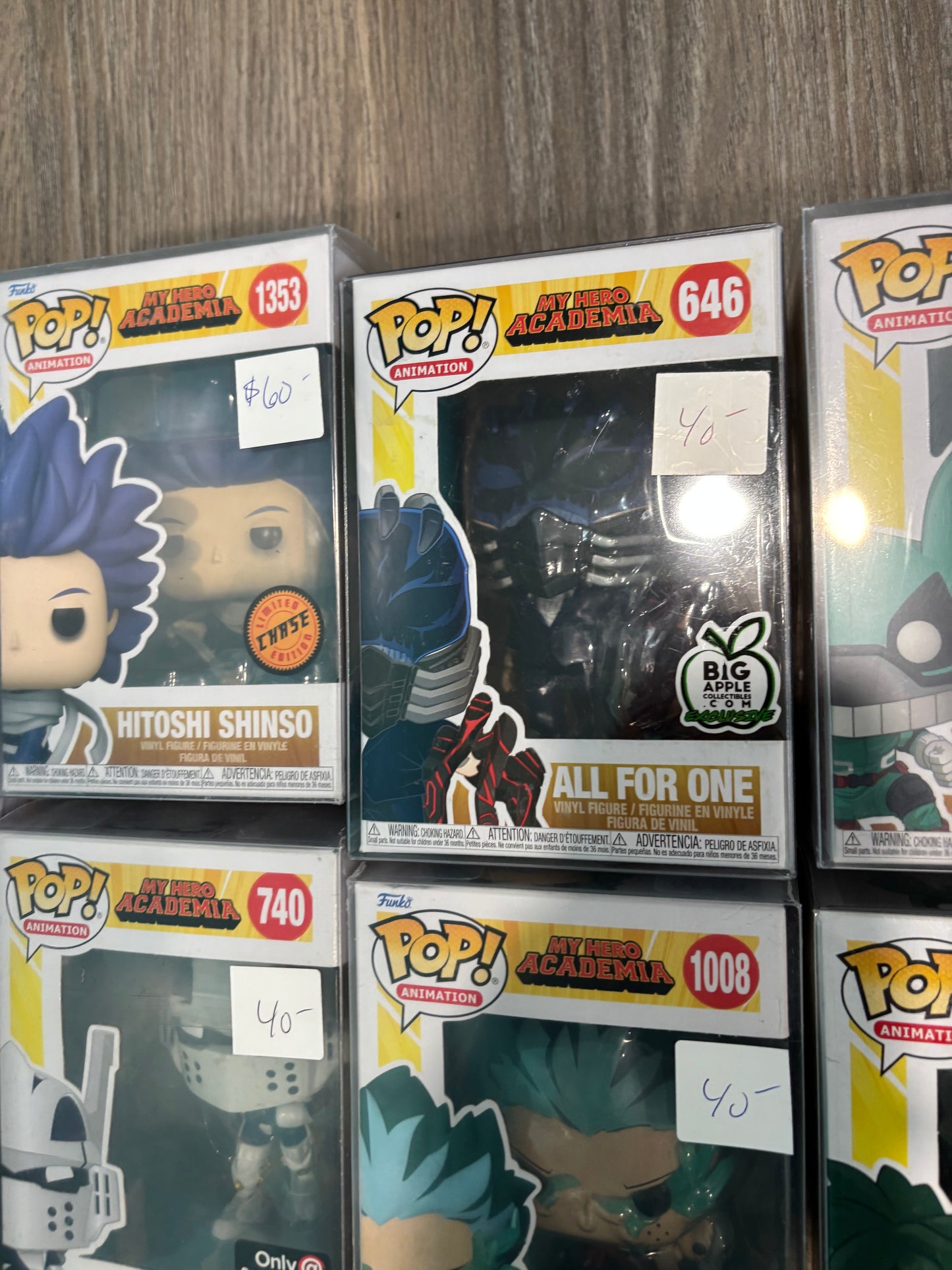 Funko Pop Anime My Hero Academia : All for one #646 Big Apple Exclusive