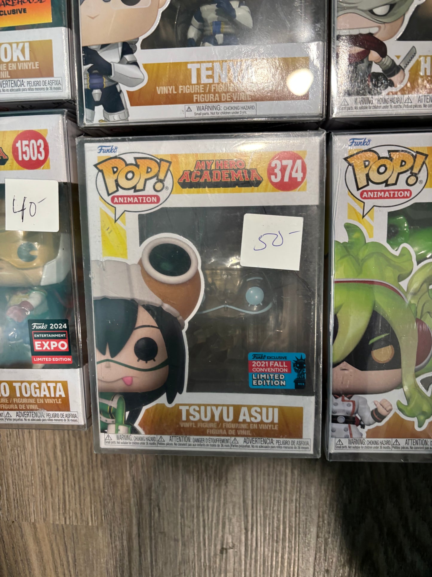 Funko Pop : My Hero Academia : Tsuyu Asui #374 2021 Fall Convention Exclusive