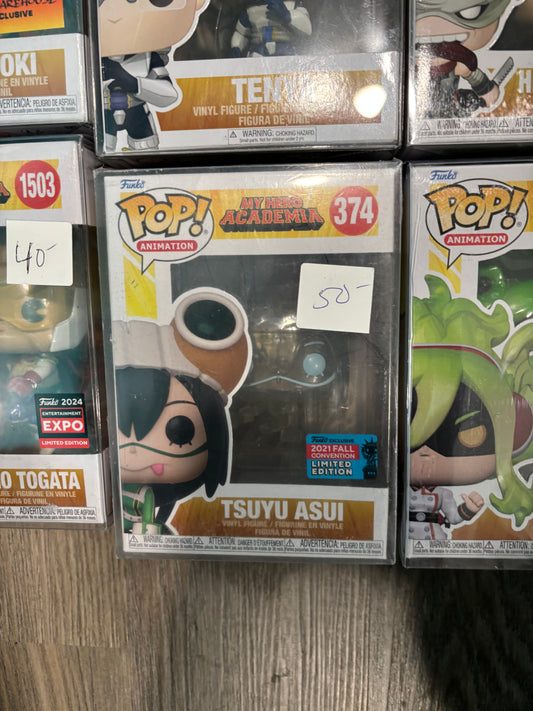 Funko Pop : My Hero Academia : Tsuyu Asui #374 2021 Fall Convention Exclusive