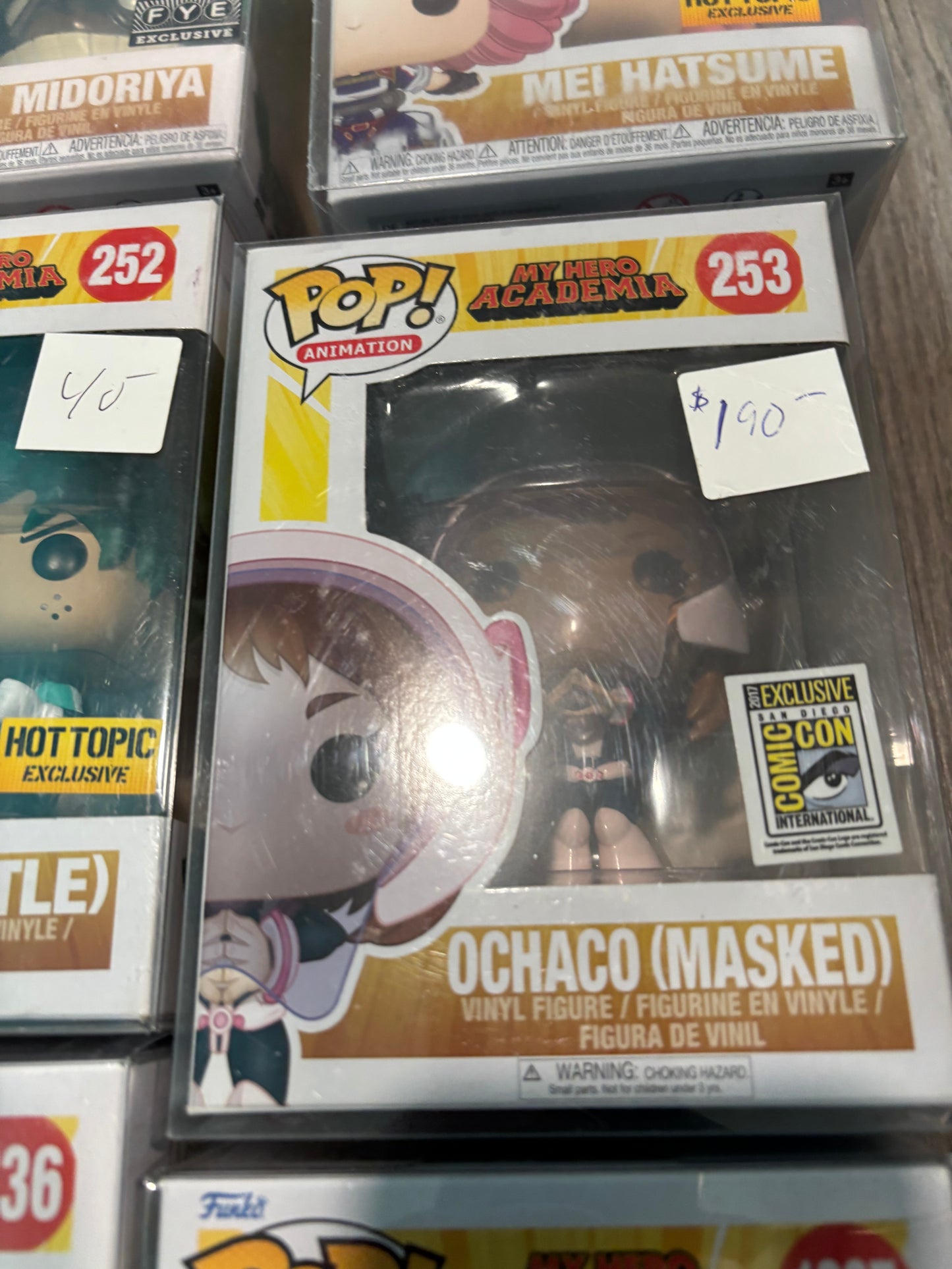 Funko! Pop Animation: My Hero Academia - Ochaco Masked #253 SDCC  2017 Exclusive