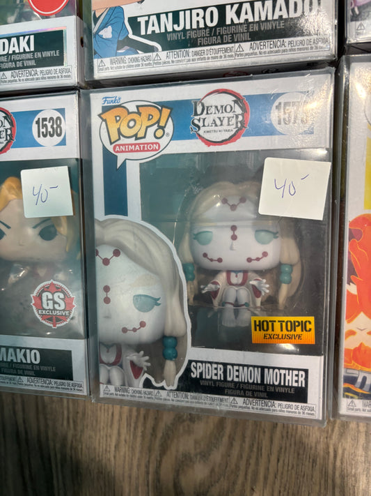 Funko Pop! Anime: Demon Slayer - Spider Demon Mother #1573 Hot topic Exclusive