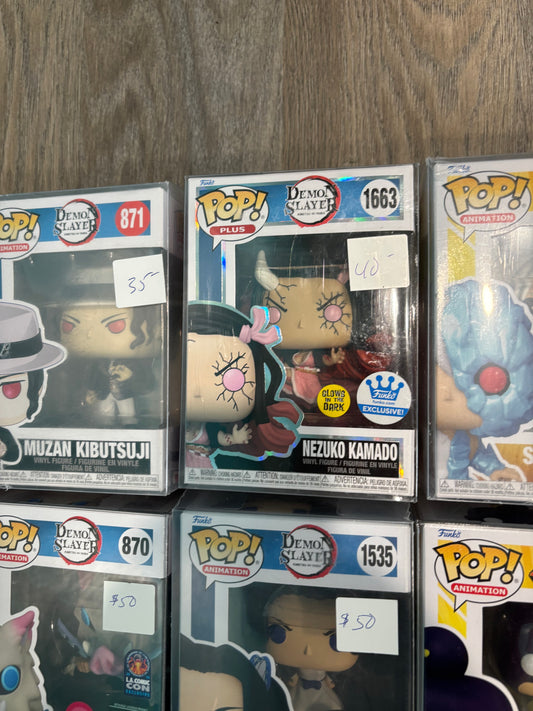 Funko Pop Anime : Demon slayer : Nezuko Kamado #1663 GID Funko Store Exclusive