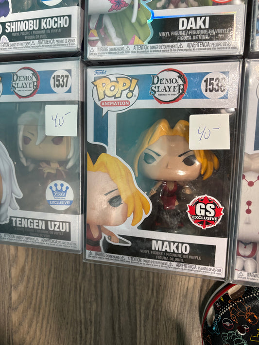 Funko Pop Anime : Demon slayer : Makio #1536 Gamestop Exclusive