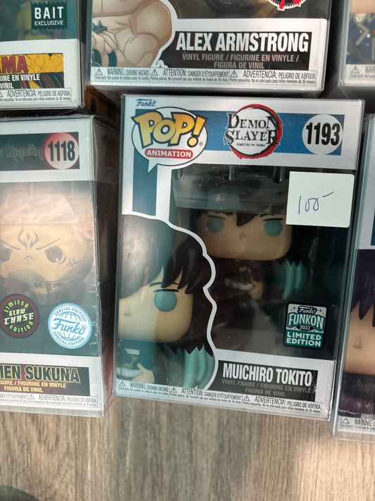 Funko Pop!  Demon Slayer Muichiro Tokito #1193 Funkon Exclusive 2022