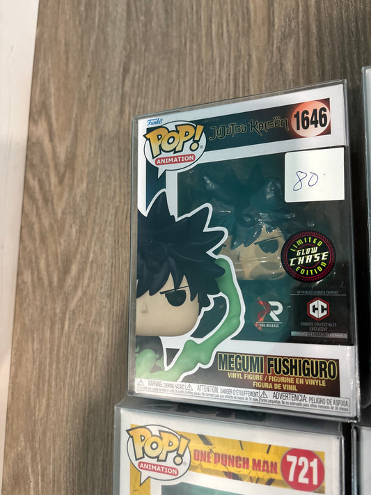 Funko Pop! Anime: Jujutsu Kaisen - Megumi Fushiguro #1646  Chase Pre release Chalice Collectibles Exclusive