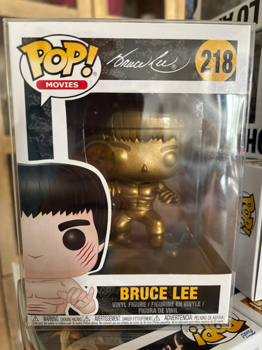 Bruce Lee Pop! Bruce Lee #218 Game of Death Gold (no Sticker