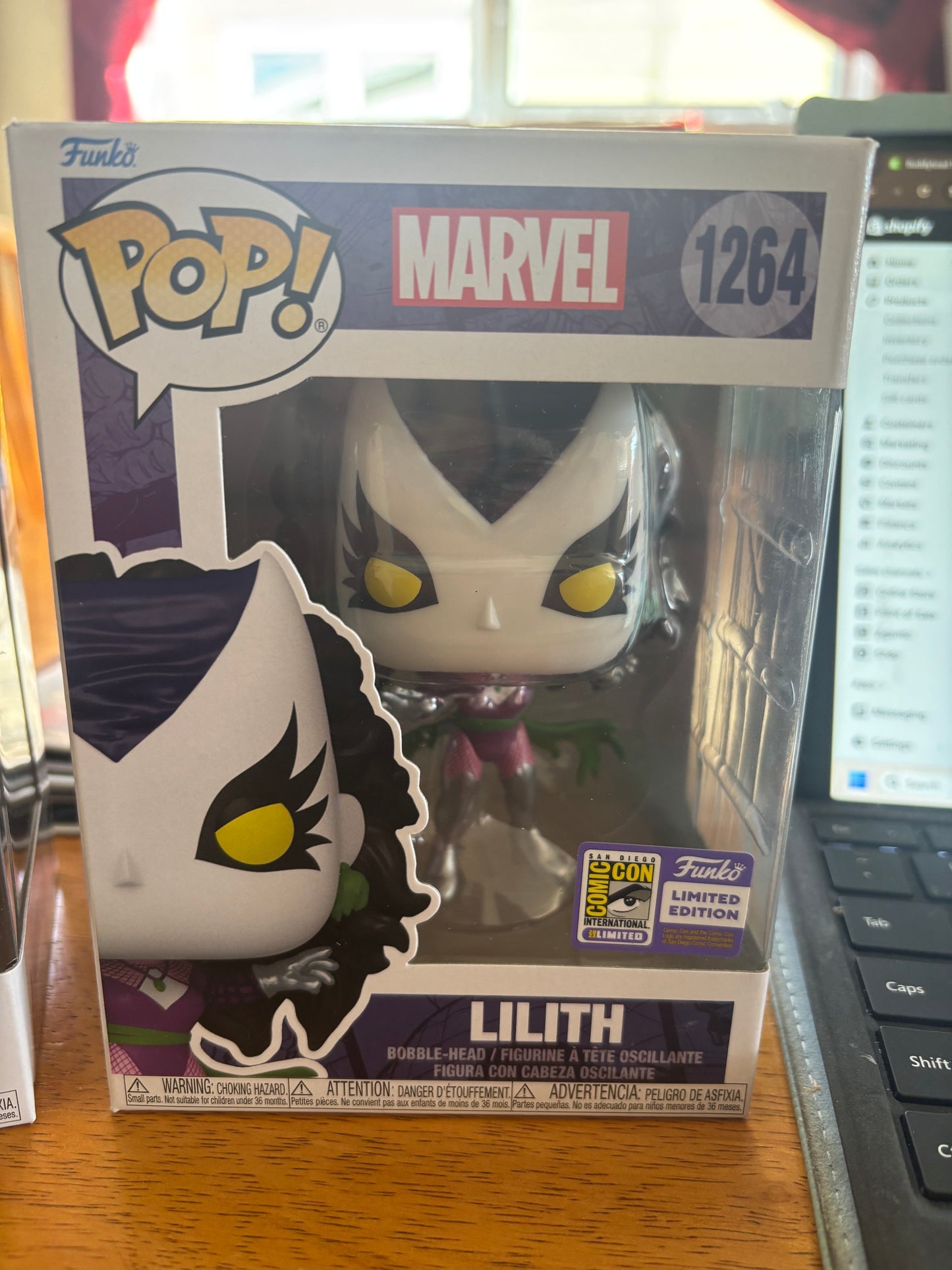 Marvel  Funko Pop!  Lilith #1264 SDCC International  Exclusive