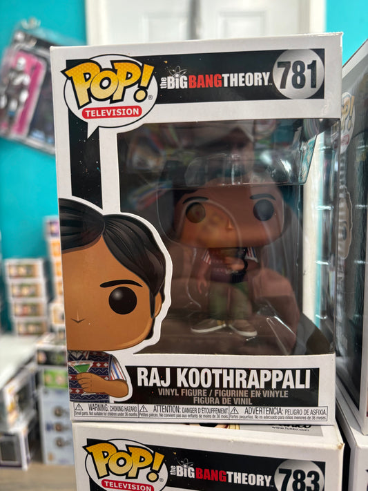 FUNKO POP! Big Bang Theory : Raj Koothrappali #781