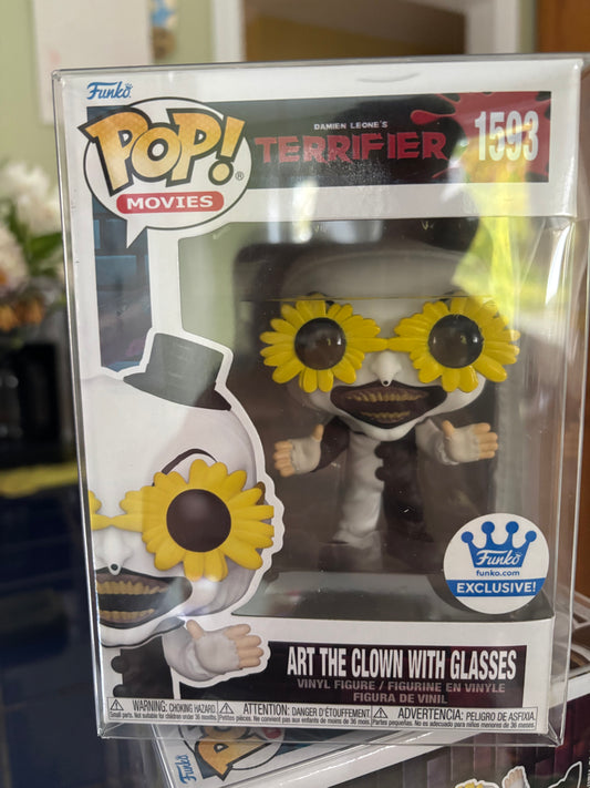 Horror : Terrifier Pop! Art the Clown #1593 with Glasses Funko Store Exclusive