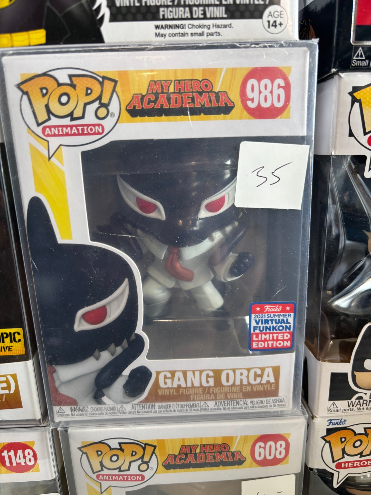 Funko! Pop : My Hero Academia : Gang Orca #986 2021 Summer Virtual Funko exclusive