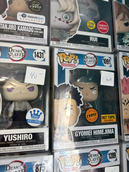 Funko Pop! Anime: Demon Slayer - Gyomei Himejima #1091 Hot topic Exclusive Chase