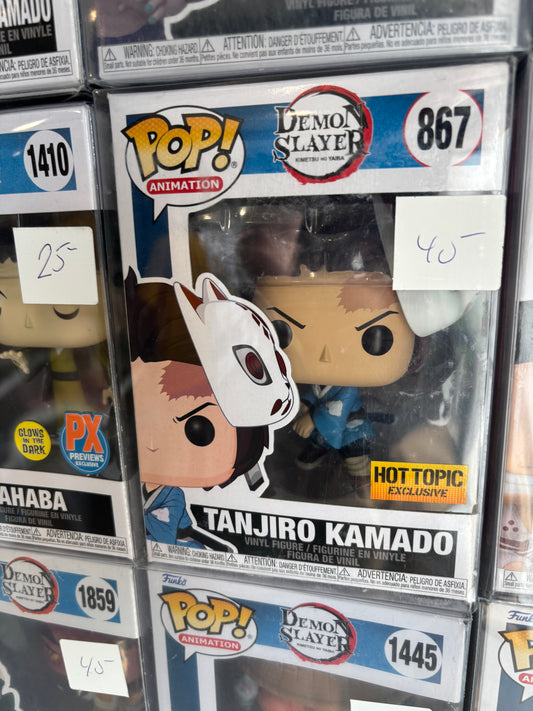 Funko Pop! Demon Slayer Tanjiro Kamado #867 Hot Topic Exclusive