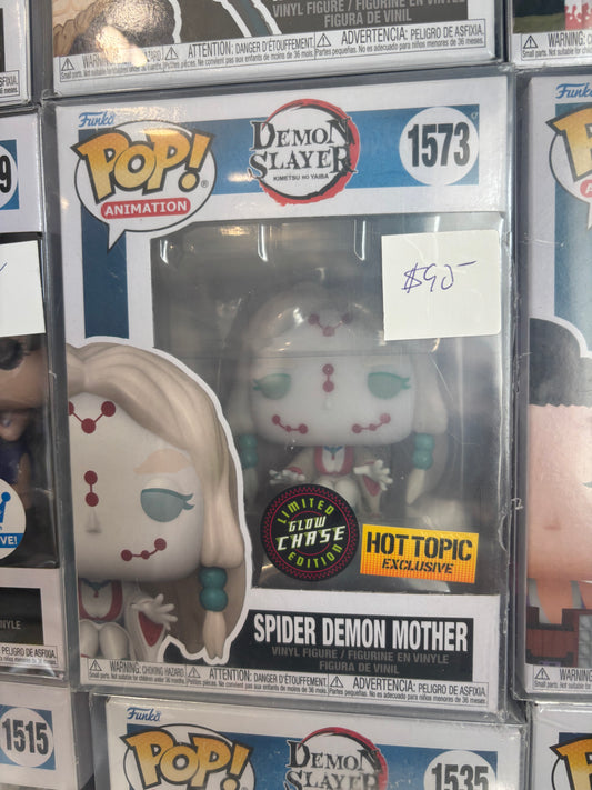 Funko Pop! Anime: Demon Slayer - Spider Demon Mother #1573 Hot topic Exclusive Chase