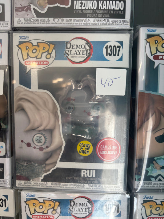 Demon Slayer Funko Pop !  Rui #1307 Gamestop Exclusive
