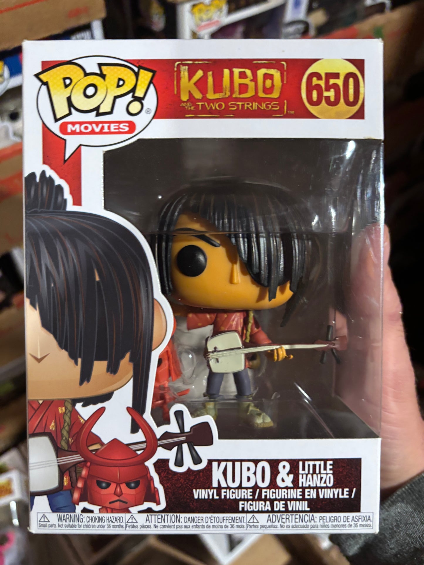 Funko Pop! : Kubo  and the two Strings : Kubo & Litte Hanzo #650