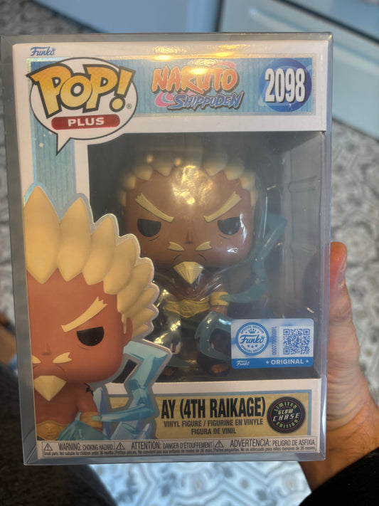 Funko Pop! Anime: Naruto Shippuden : AY 4th Raikage #2098 Gamestop Exclusive Chase
