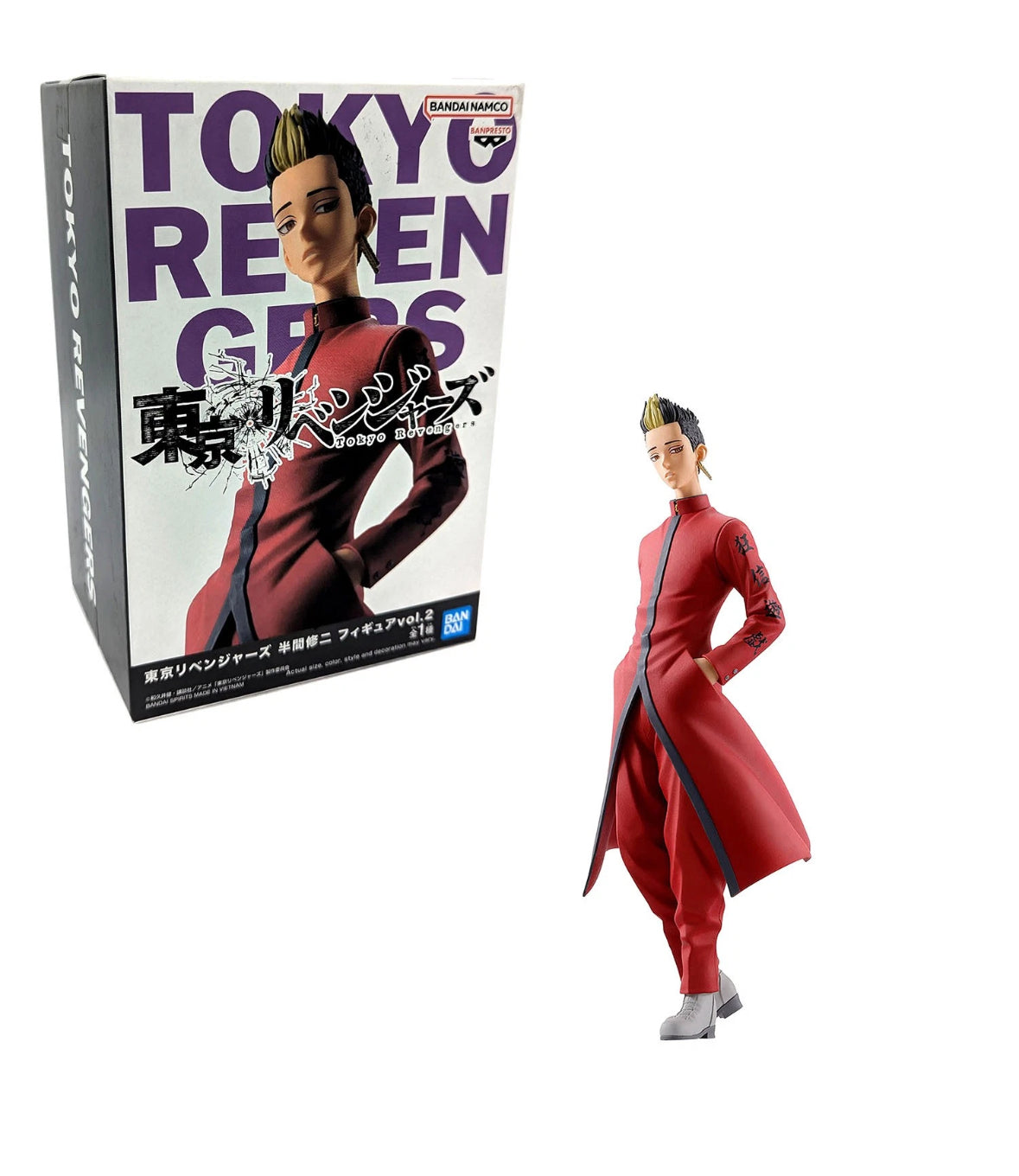 Official SHUJI HANMA Tokyo Revengers Vol. 2 Action Figure Banpresto