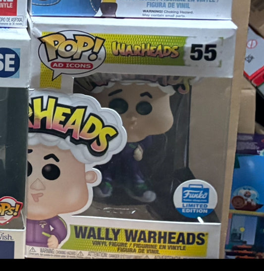 Ad Icons Funko Pop : War Heads Wally Warheads  #55 Funko Store exclusive. *Damaged box