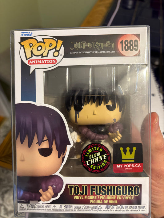 Jujutsu Kaisen Pop! Toji Fushiguro #1889 My Pops Exclusive Chase GID