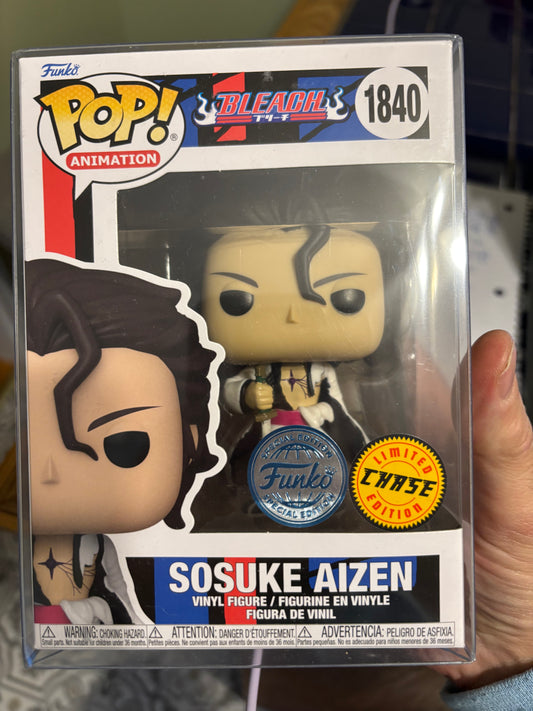 Funko Pop! Animation Bleach Sosuke Aizen Funko Shared Exclusive #1840 Chase
