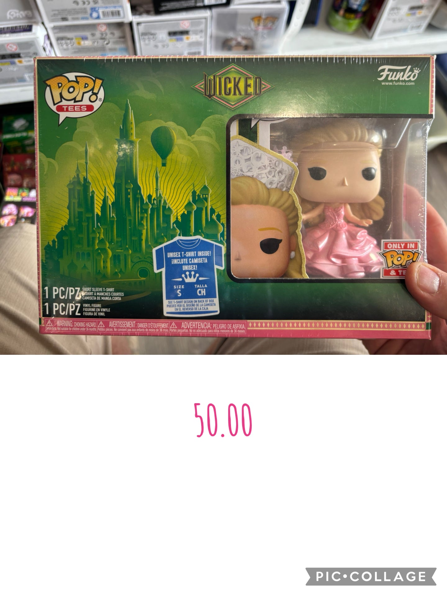 Wicked Funko Pop! Wicked Pop! Glinda + t-shirt size small