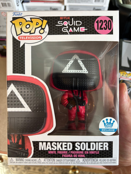 Squid Game Funko Pop! Masked Soldier #1230 Funko store Exclusive