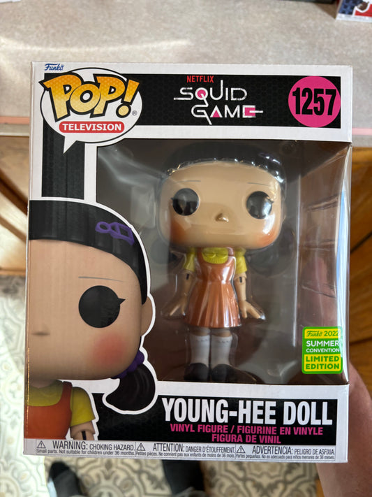 Squid Game Funko Pop!  Young-Hee Doll #1257 Deluxe 6" 2022 Exclusive