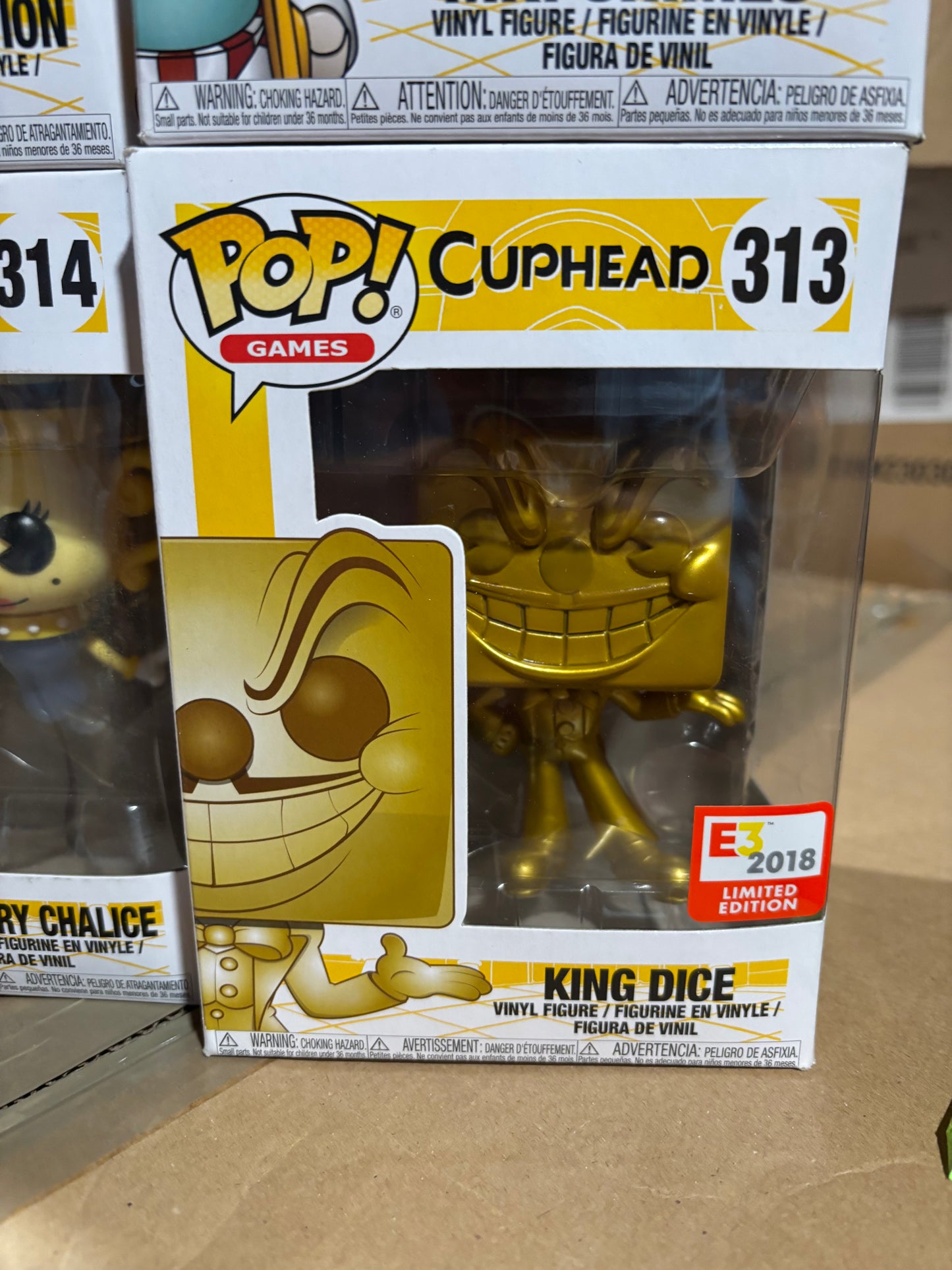 Funko Pop! Cuphead :  King Dice #313 E3 2018 Exclusive