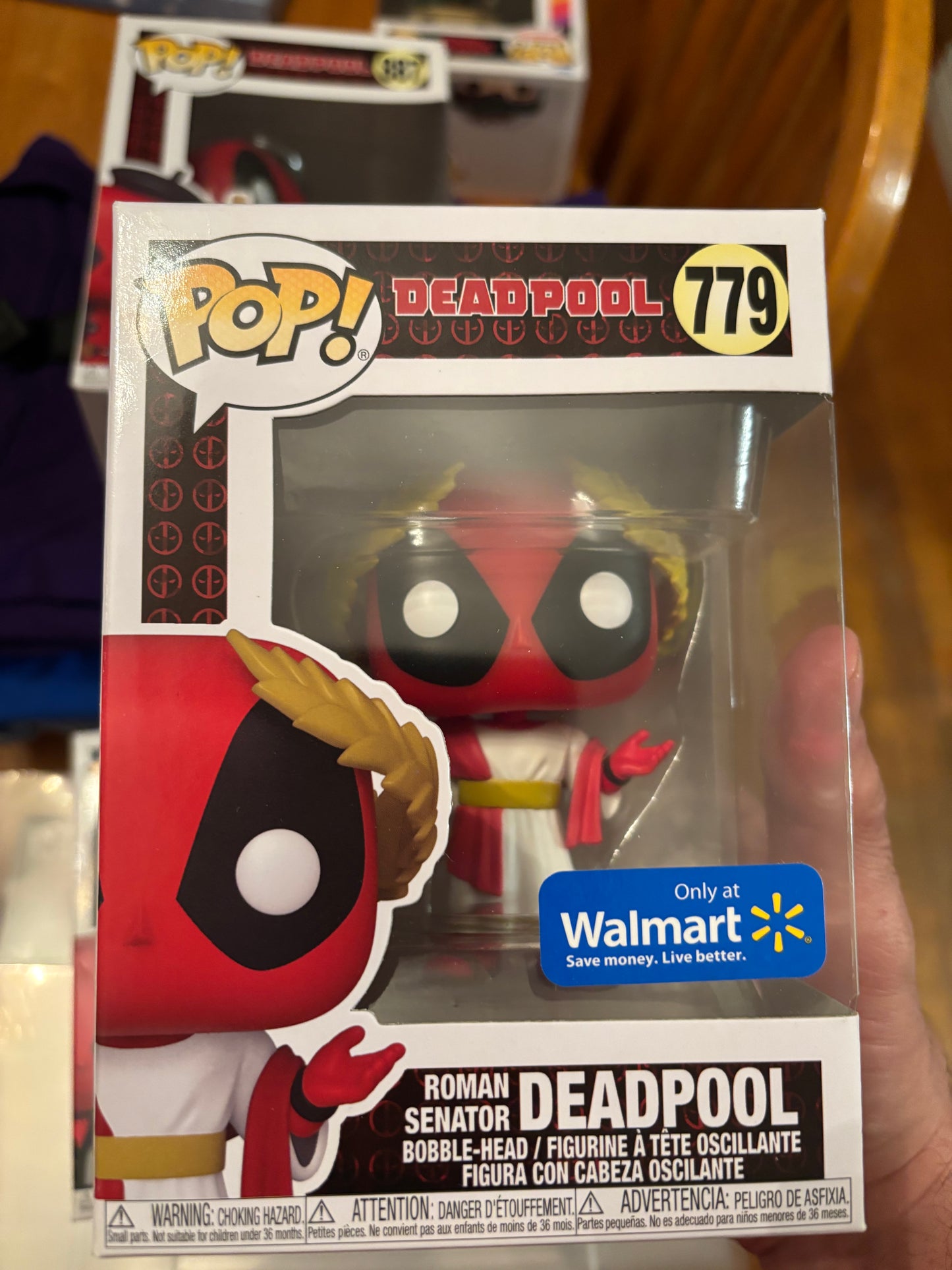 Funko  Pop!  Marvel : Roman Senator Deadpool #779 Walmart Exclusive