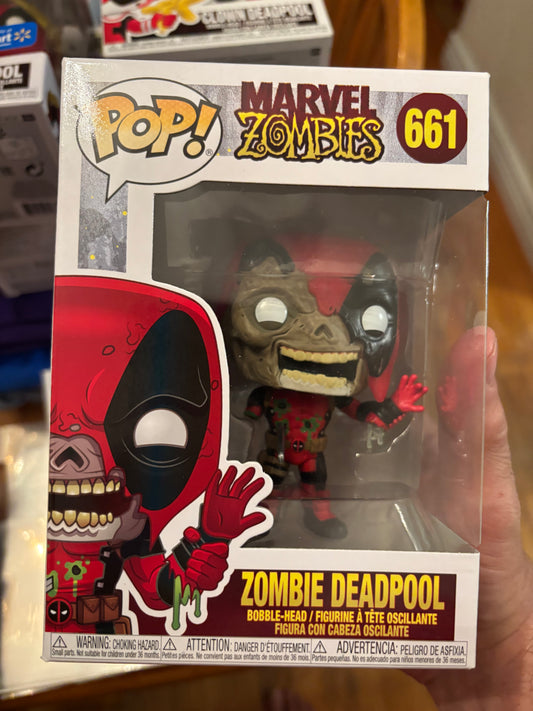 Funko  Pop!  Marvel : zombies Zombie Deadpool #661