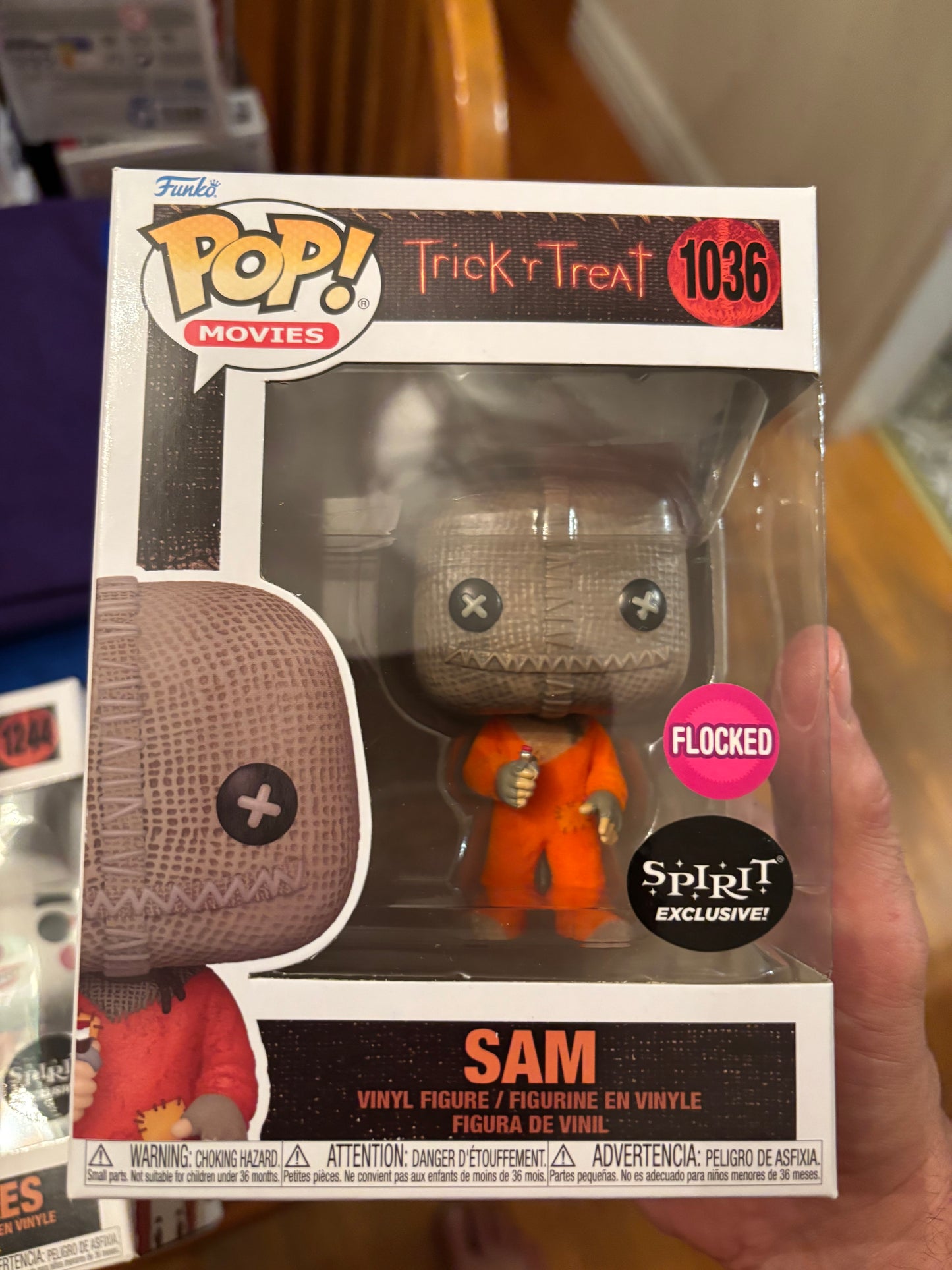 Funko pop : Trick or Treat : Sam #1036 Flocked Spirit Exclusive