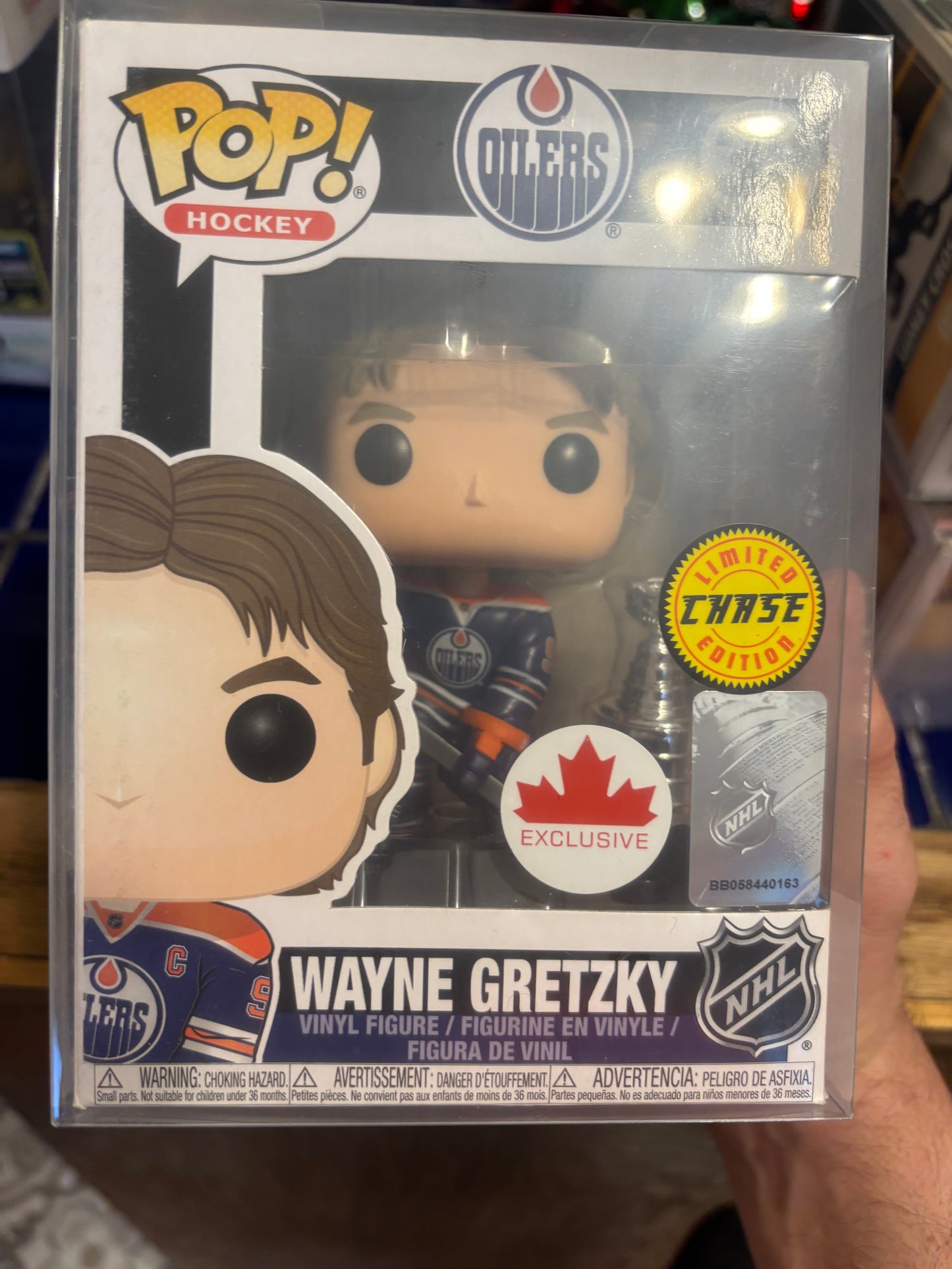 Funko Nhl Pop : Wayne Gretzky #32  Chase Edmonton Oilers