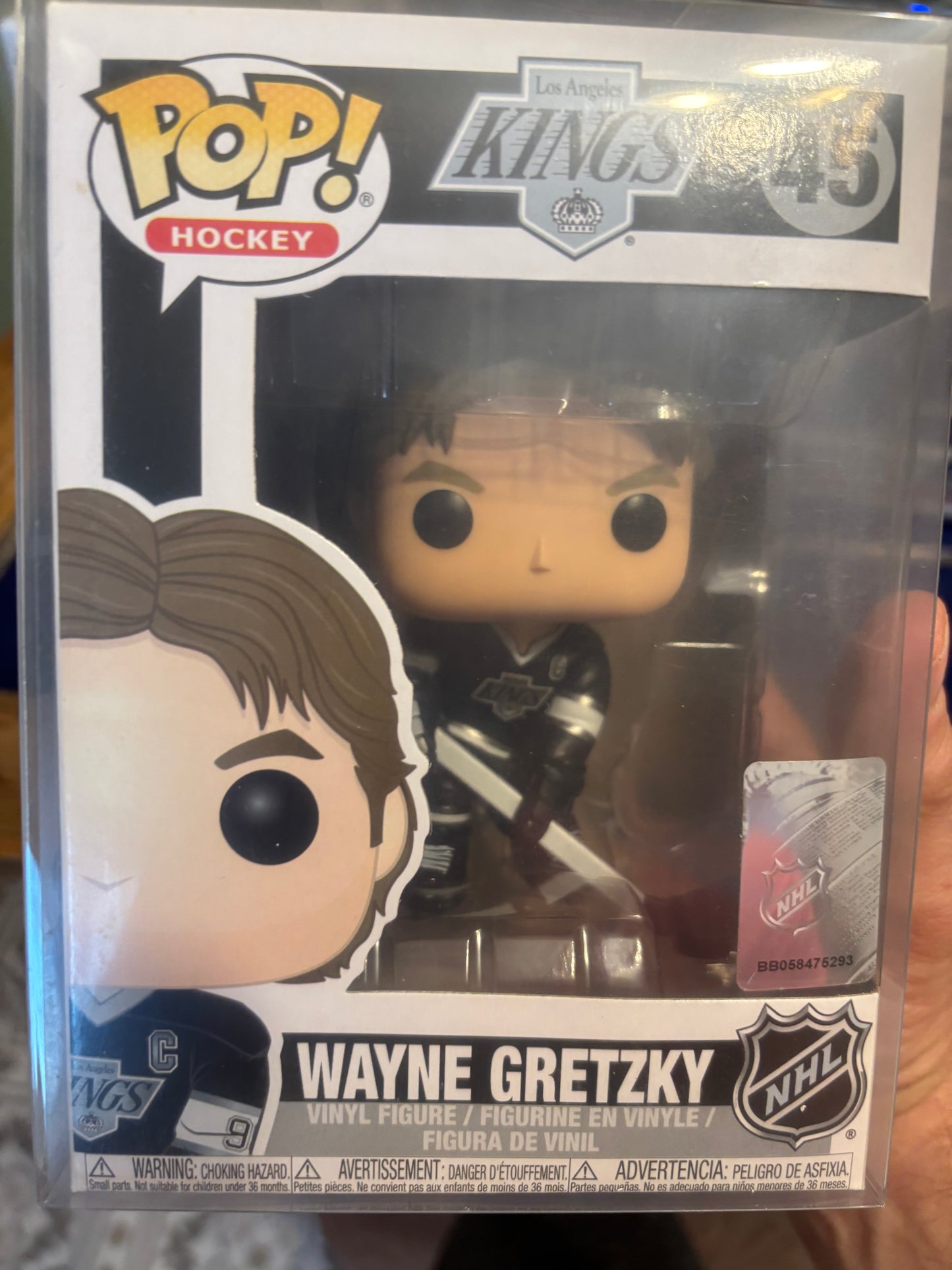 Nhl Funko Pop:  Wayne Gretzky #45 La Kings