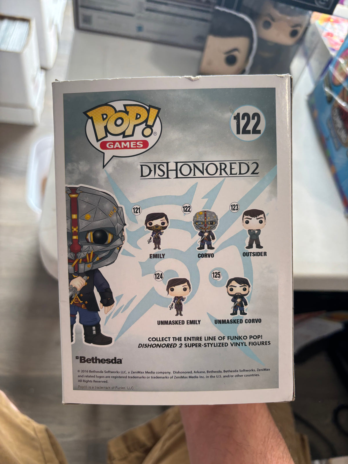 FUNKO POP! Dishonored 2 : Corvo #122