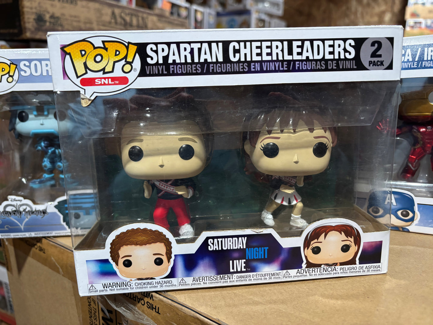 FUNKO POP! SNL Spartan Cheerleaders 2 Pack Will Ferrell Cheri Oteri
